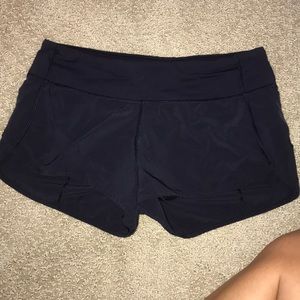 Lululemon size 4 navy shorts
